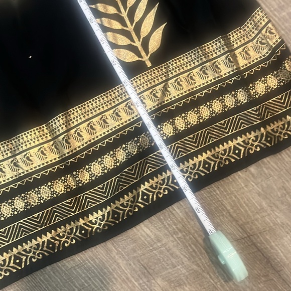 Lapogee Women’s Black and Gold Dashiki Dress size L - Picture 9 of 9